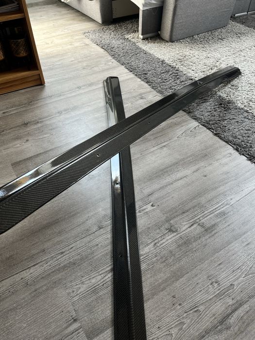 AUDI R8 Karbonowe Listwy Dokładki Progowe