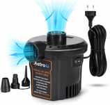 AstroAI Elektryczna pompka do materaca z 3 dyszami 220V 130W [2435]