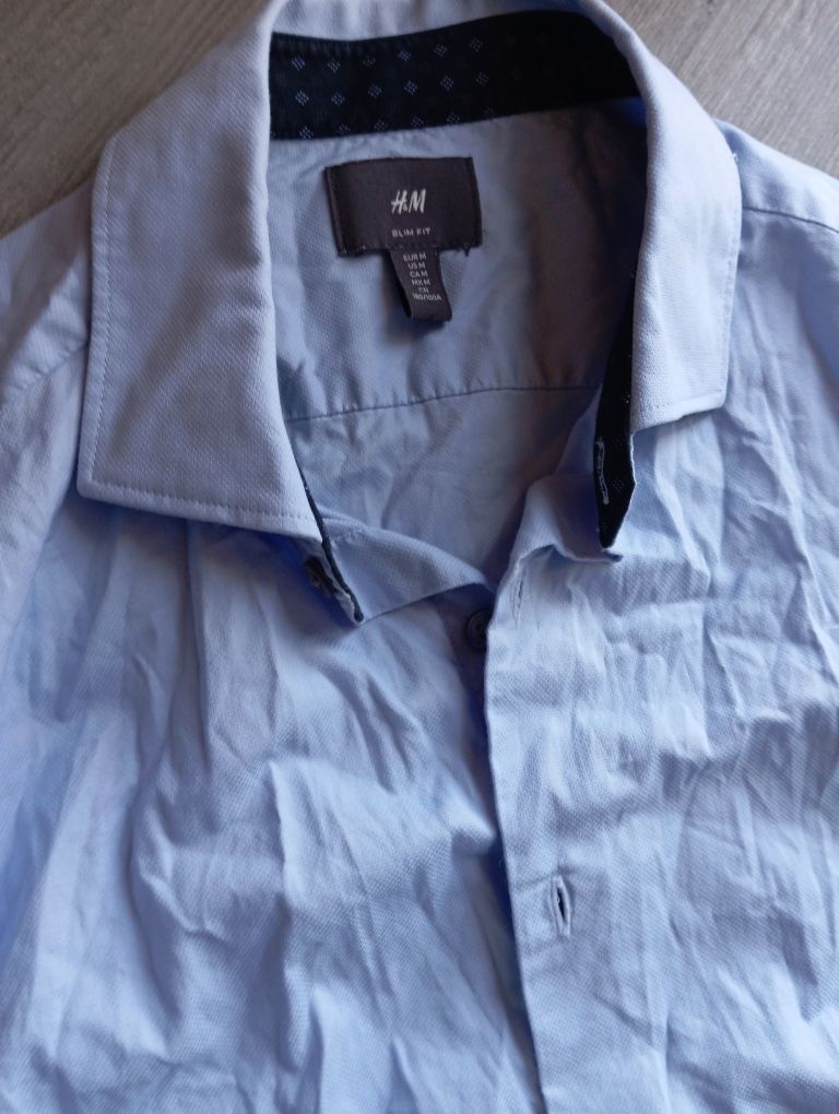 Błękitna koszula męska H&M