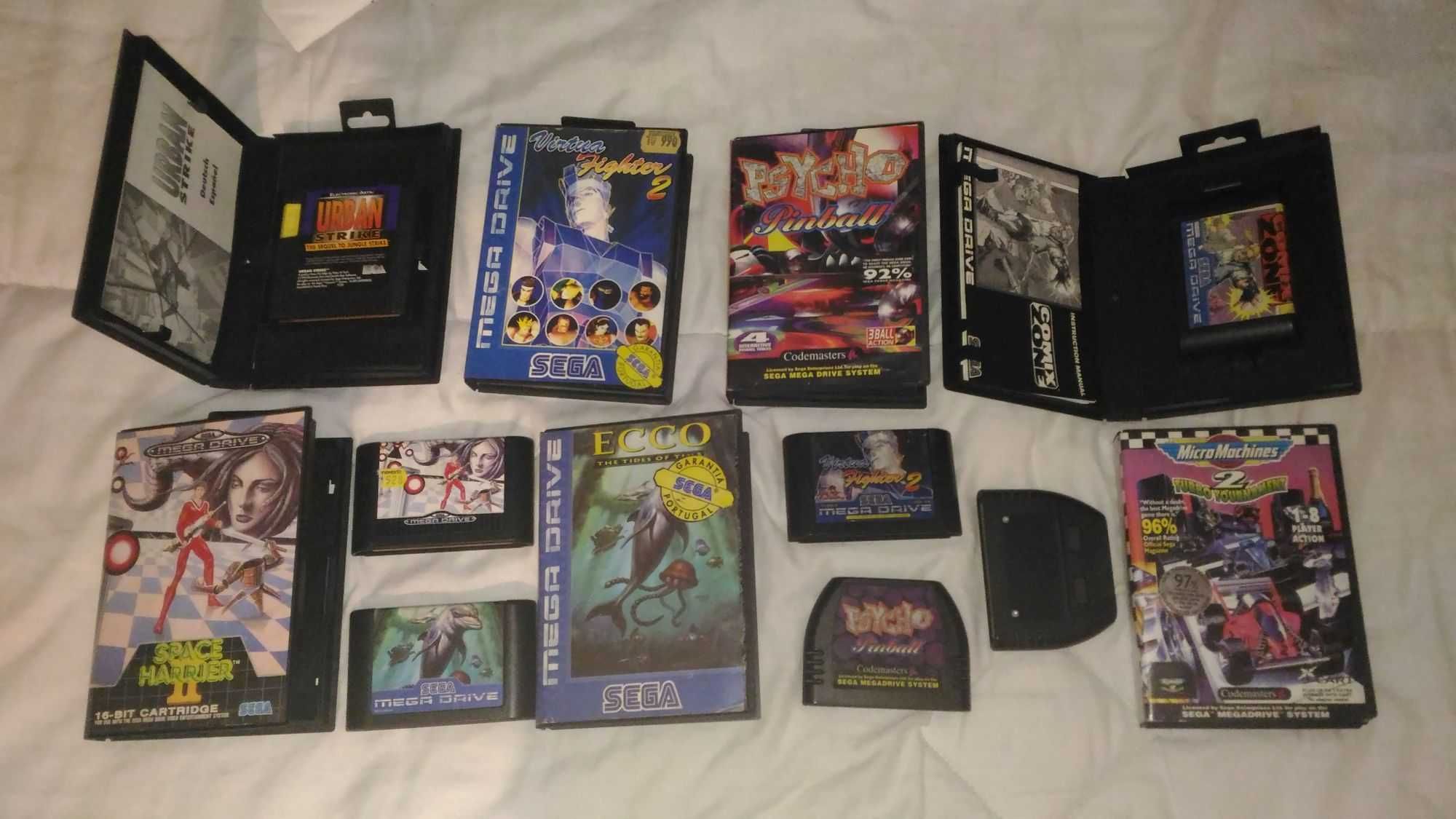 Lote de Jogos Sega Mega Drive - LER ANÚNCIO