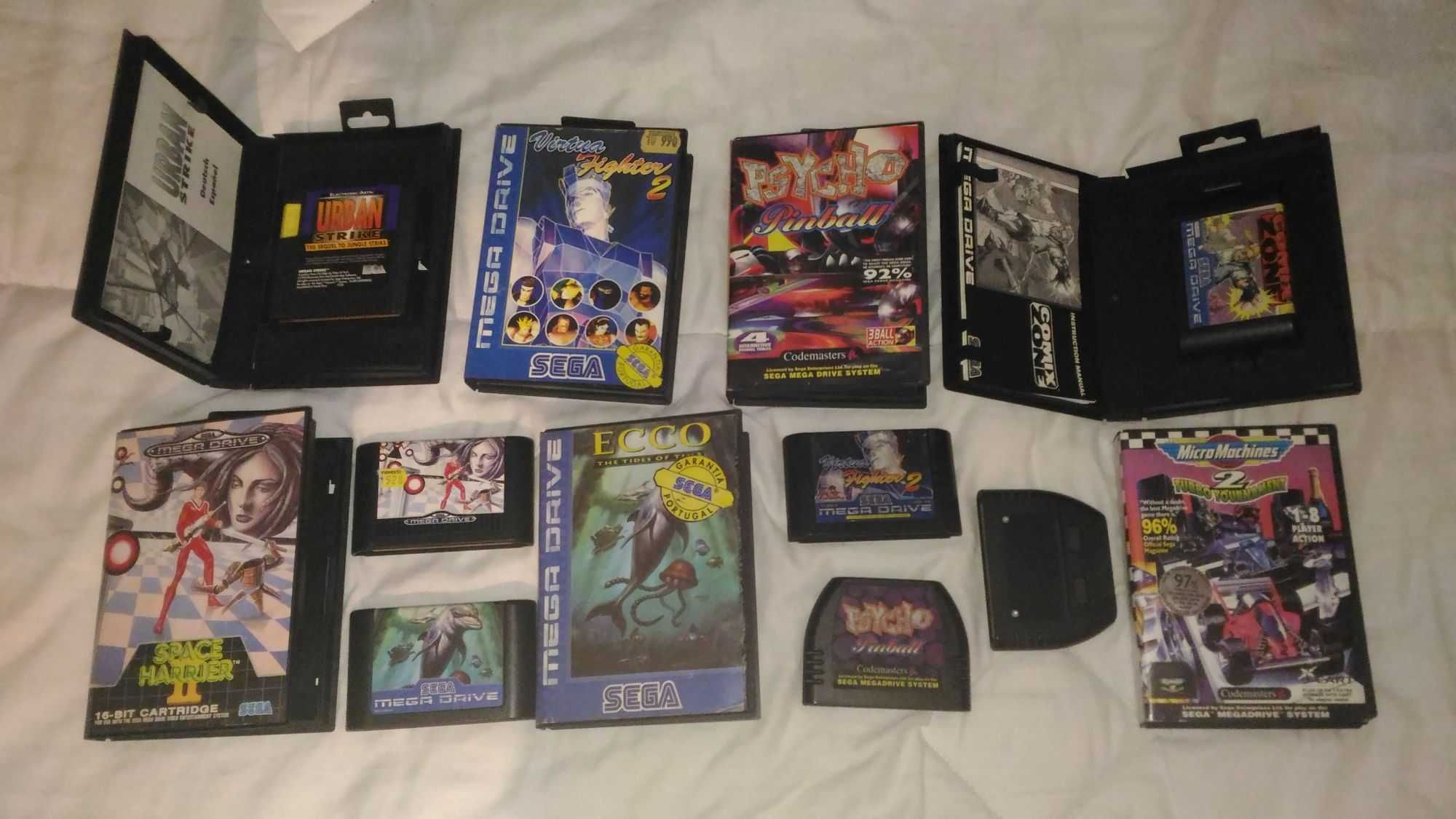 Lote de Jogos Sega Mega Drive - LER ANÚNCIO