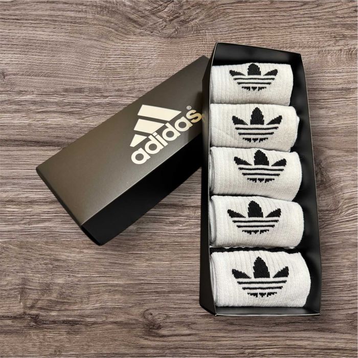 Подарункові бокс  шкарпеток Адідас 5 пар |Шкарпетки adidas набори
