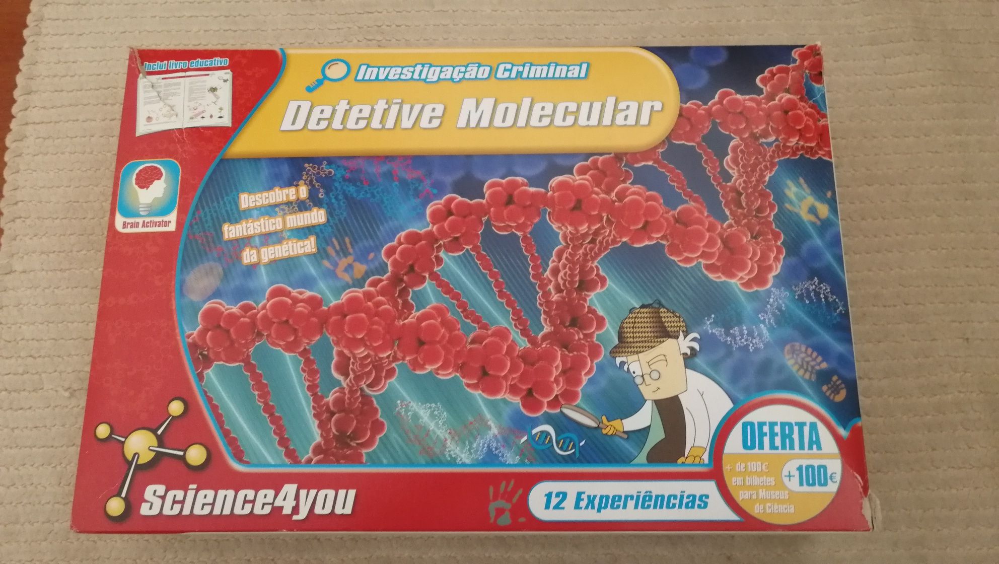 Detetive Molecular Investigação criminal - Kit Science4you