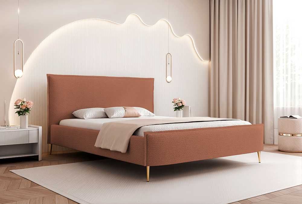 Łóżko tapicerowane CANDY SLIM z pojemnikiem na pościel DARMOWA DOSTAWA