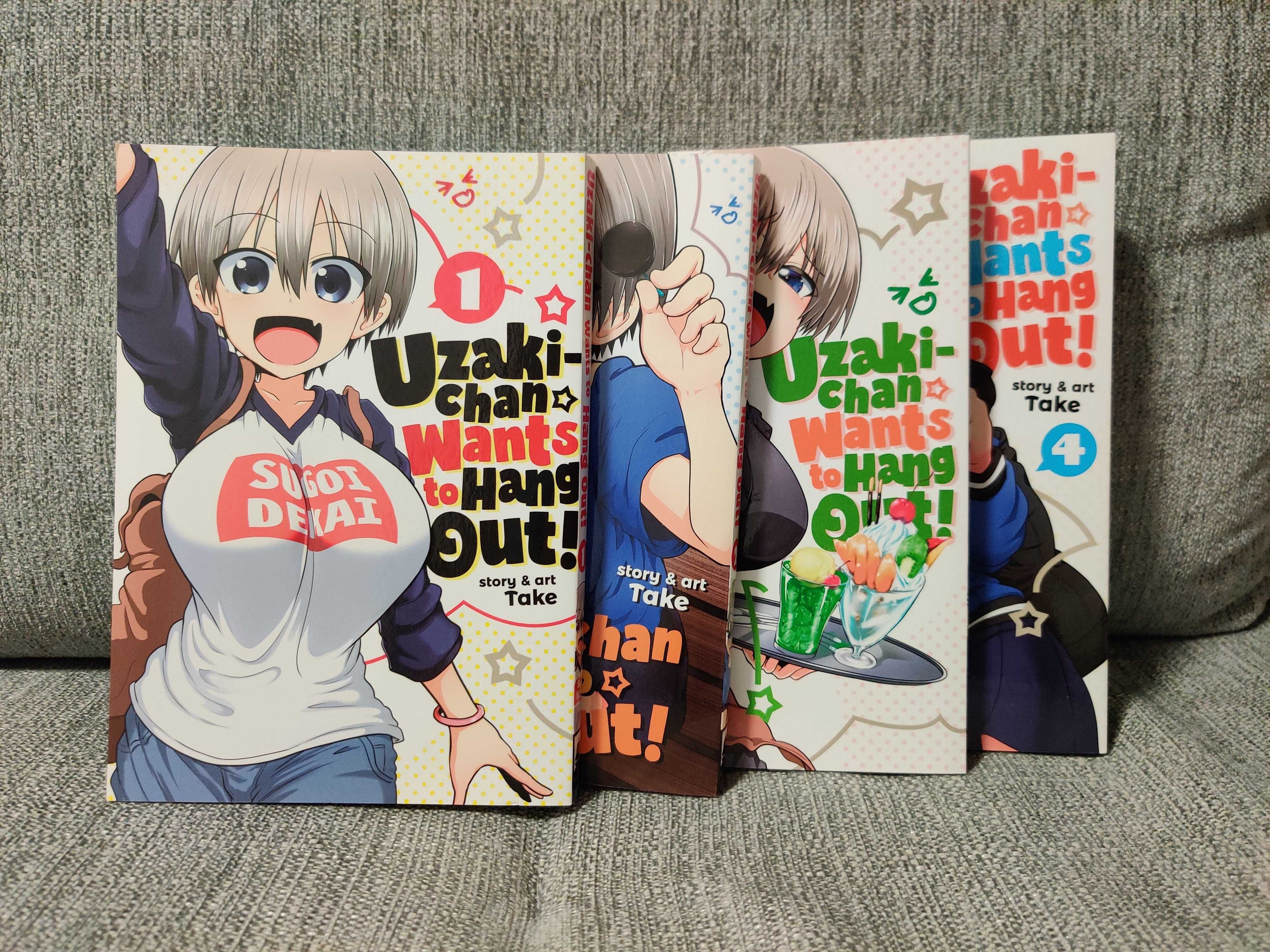 Manga Uzaki-chan Wants to Hang Out! 1-4 Po Angielsku