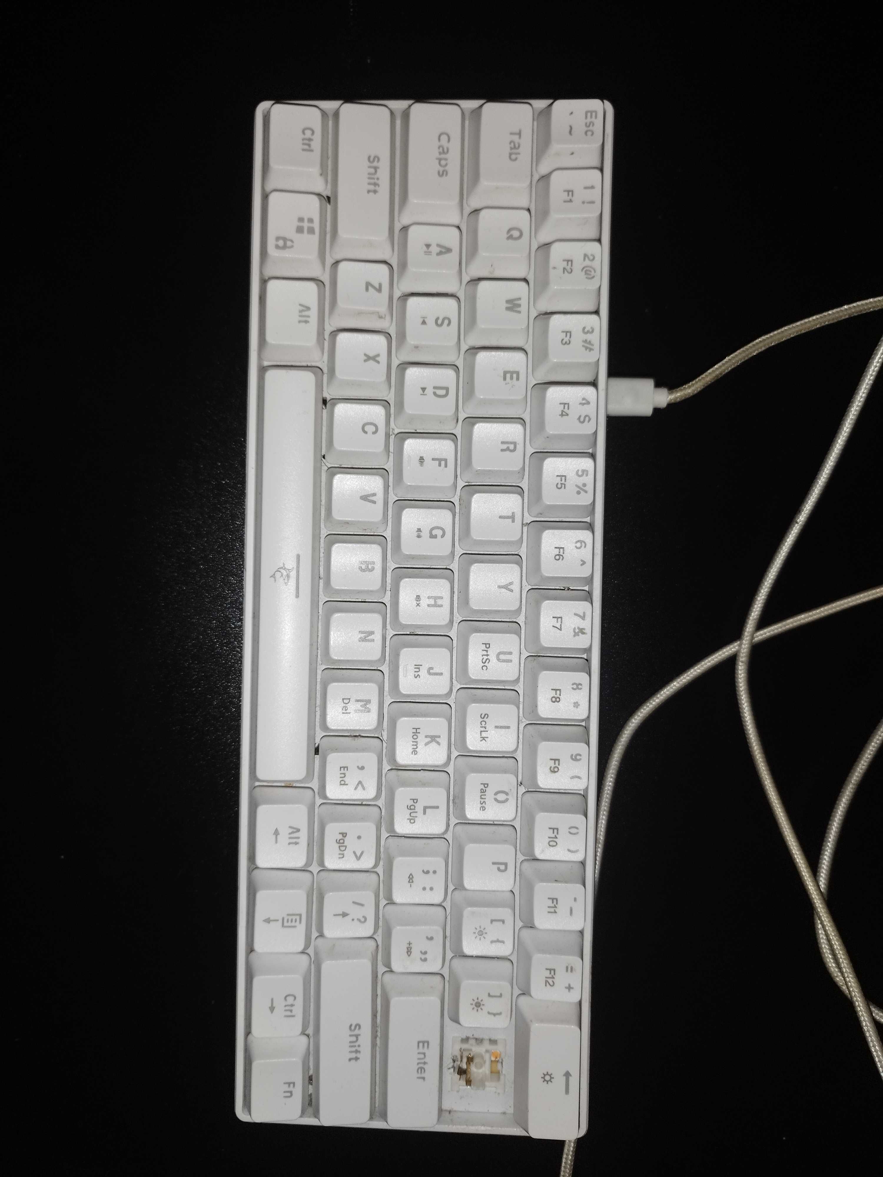 Klawiaturaa gamingowa mechaniczna White Shark