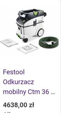 Odkurzacz festool CTM36e