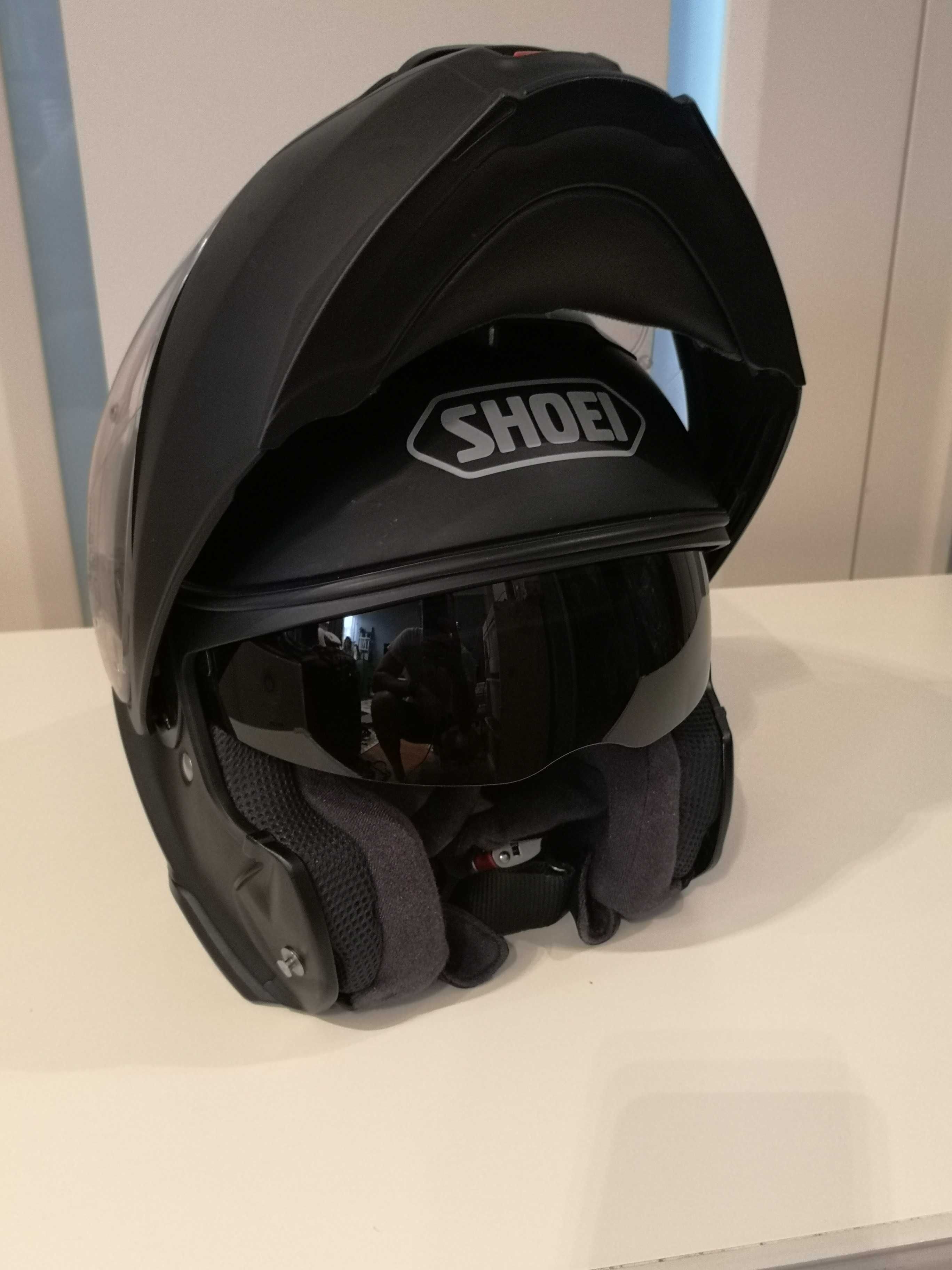 Kask szczękowy NEOTEC II rozm S/M + czarna blenda