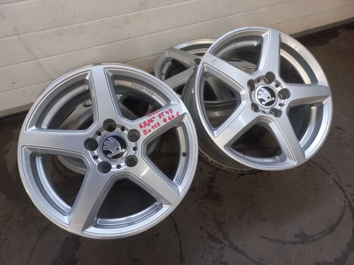 Alufelgi 16" 5x112 do Skoda
