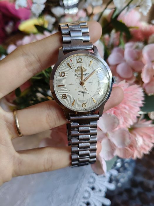 Zegarek męski mechaniczny Atlantic Worldmaster 21 kamieni Super deLuxe