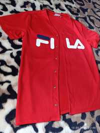 Футболка на пугвицах, рубашка FILA original