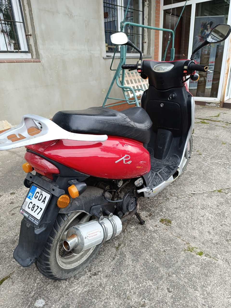 skuter KYMCO TopBoy, 50cm, 4 suw, 7400km przebiegu, stan BDB,