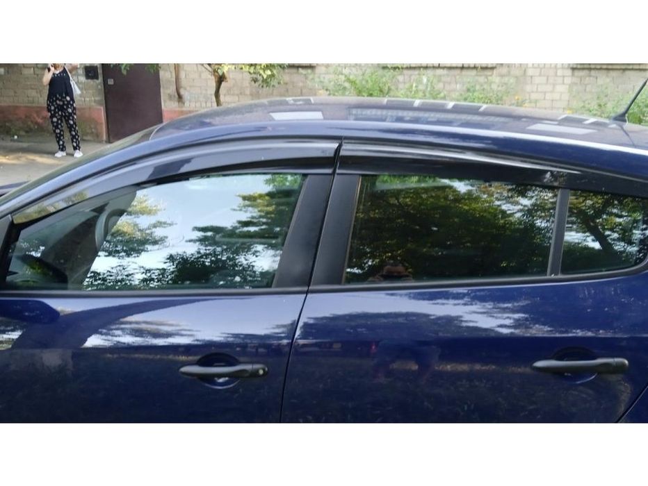 Renault Megane III HB 2009-2016рр. Вітровики (4 шт., Sunplex Sport)