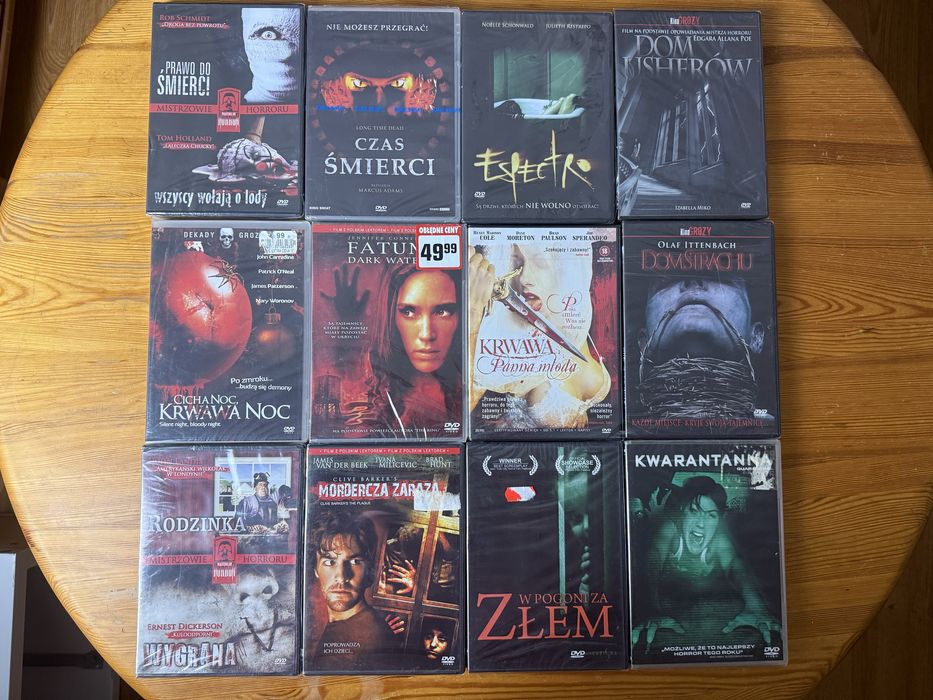 OKAZJA Pakiet FILMÓW DVD NOWE zafoliowane !