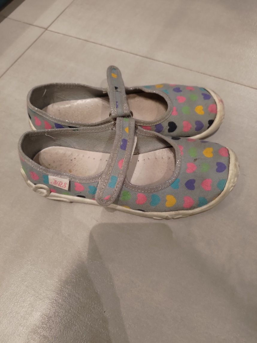 Ars buty balerinki kapcie do szkoły 32 skórzana wkładka