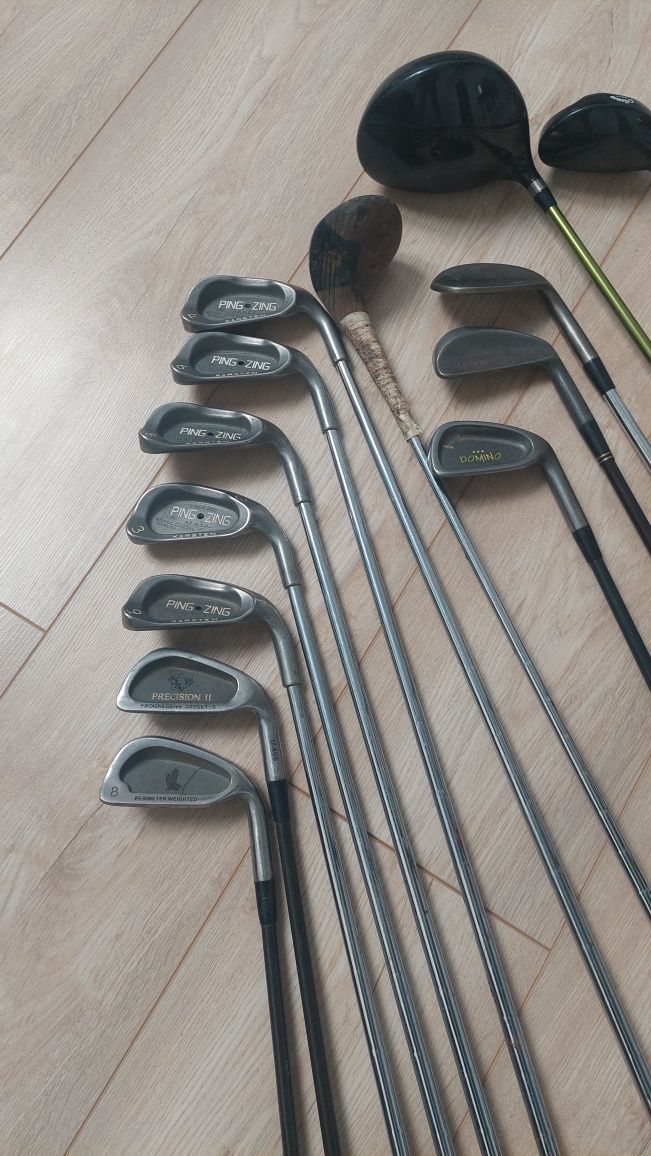 Zestaw golfowy – 14 kijów (Ping) + torba Wilson – stan dobry Tanio!!!