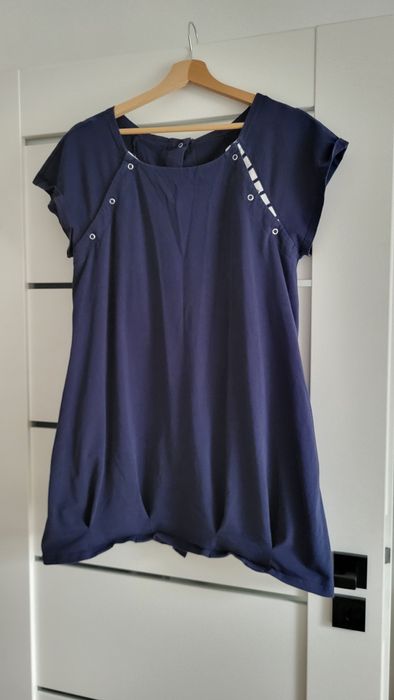 Koszula sukienka porodowa granatovo rozmiar S