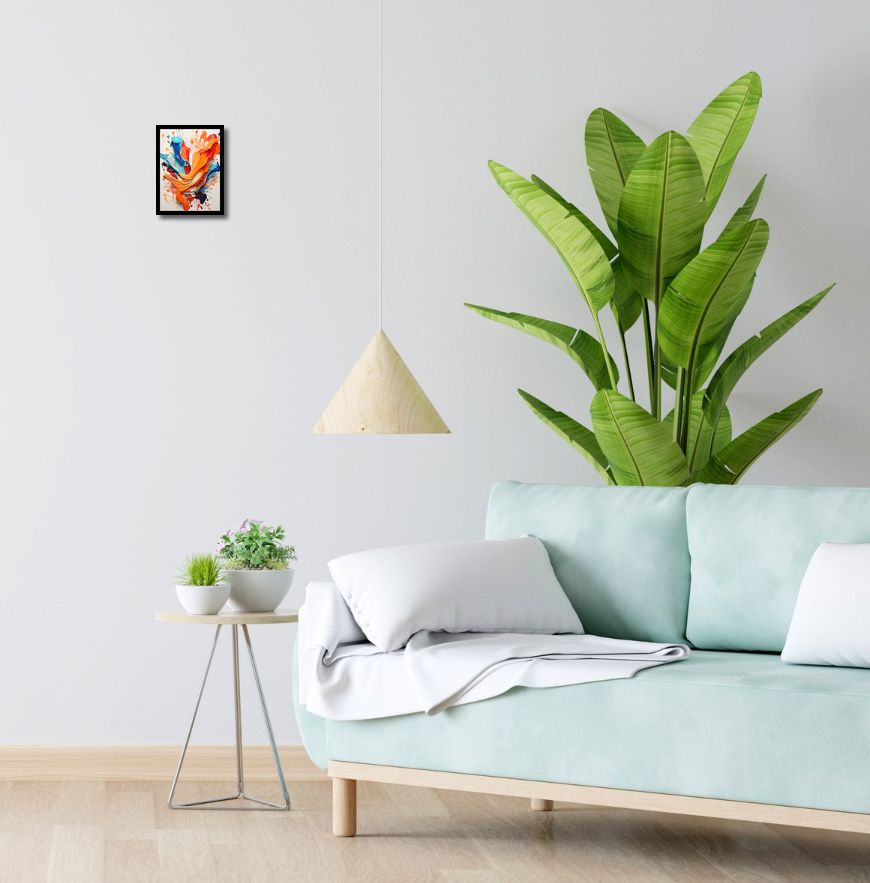 Plakat 15x20cm Taneczne Fale