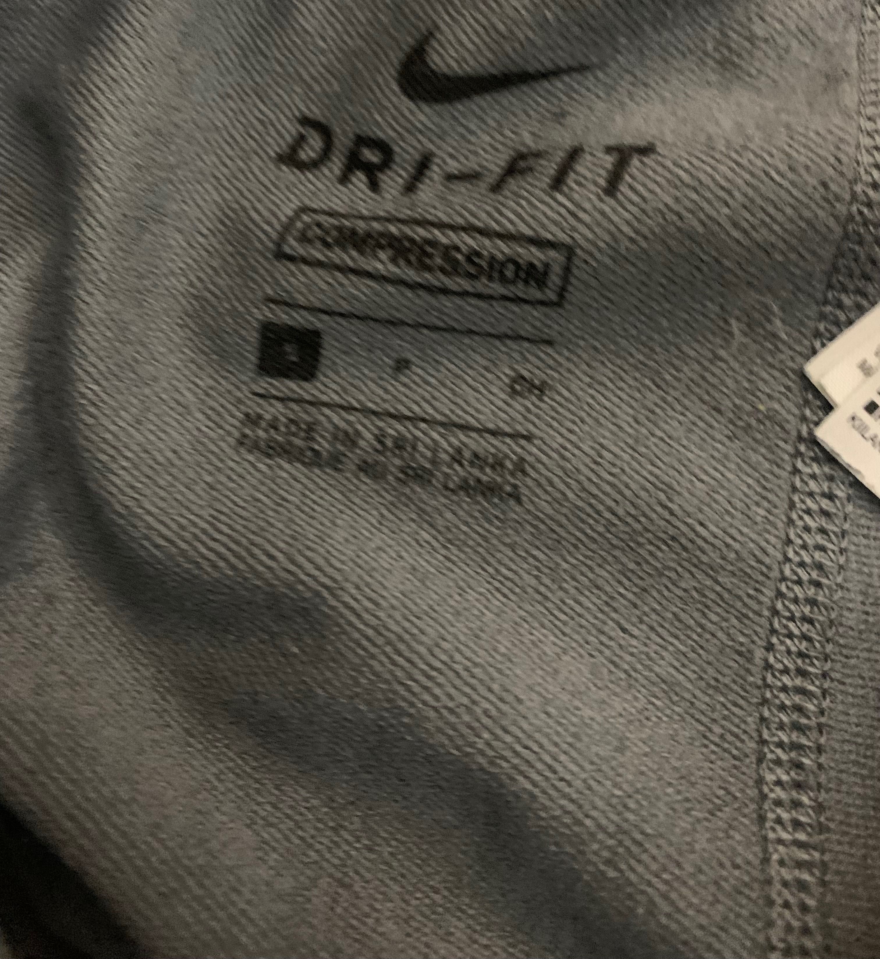 Nike Pro Dri-Fit  szare kompresyjne męskie S getry, bieganie, siłownia