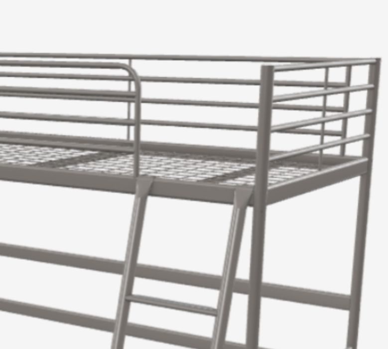 Łóżko Svarta Ikea z biurkiem