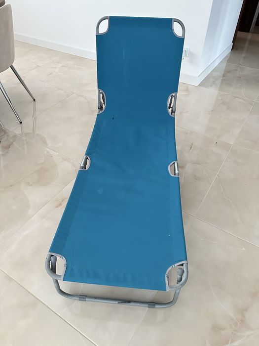 Leżanka leżak ogrodowy Curacao turkus
