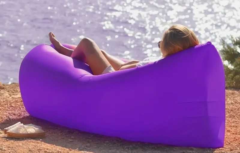 Materac samopompujący lazy sofa na kemping plaże pod namiot