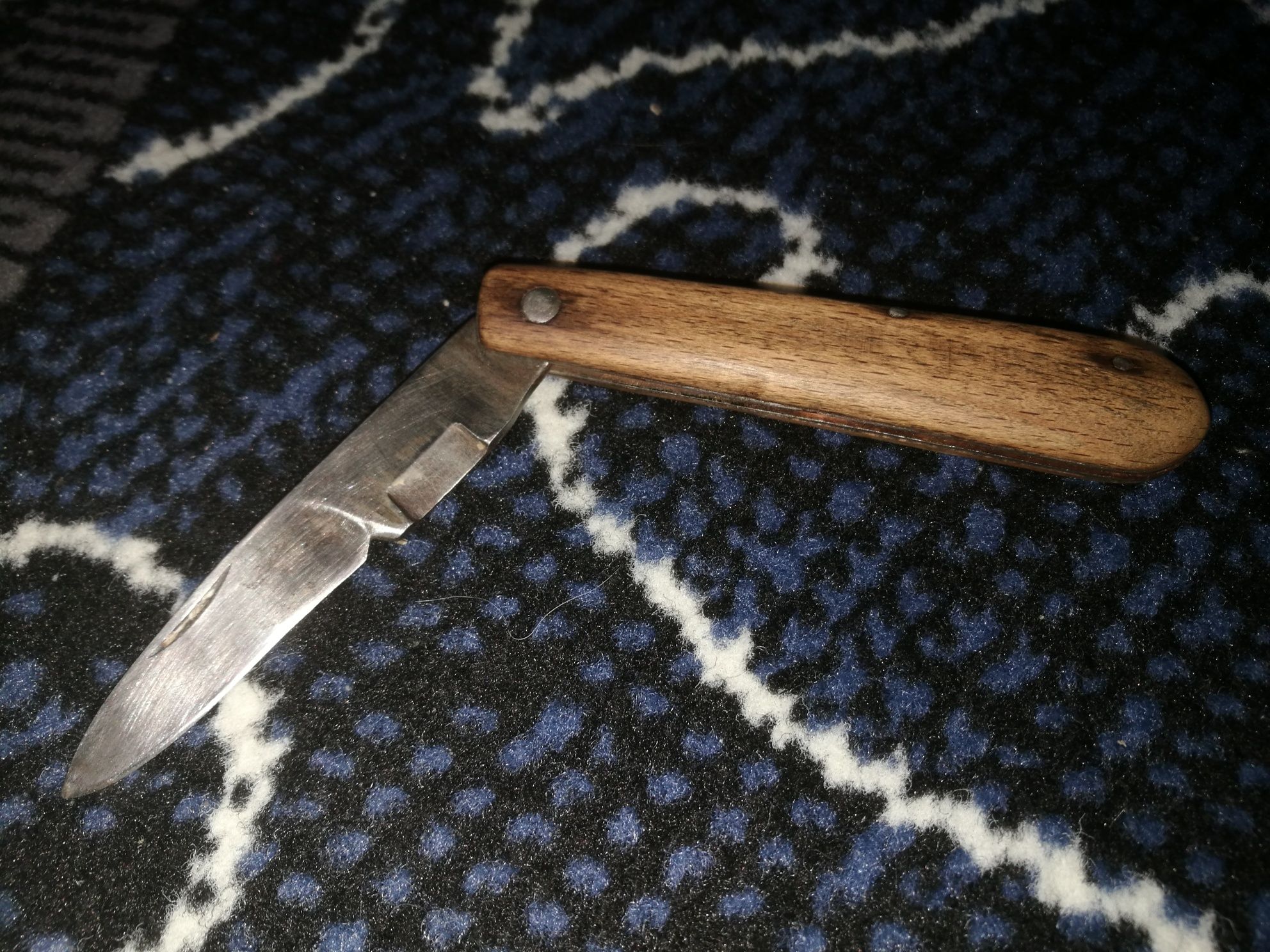 Stary nóż składany scyzoryk do kolekcji prl