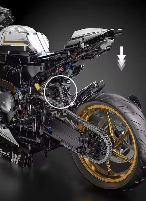 Klocki motocykl ścigacz 2045 elementów