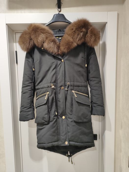Парка зимова з натуральним хутром
