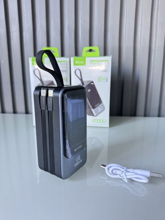 Power Bank BAVIN PC1093S 20000mah 65w для ноутбуков(Повер Банк 65Ват)