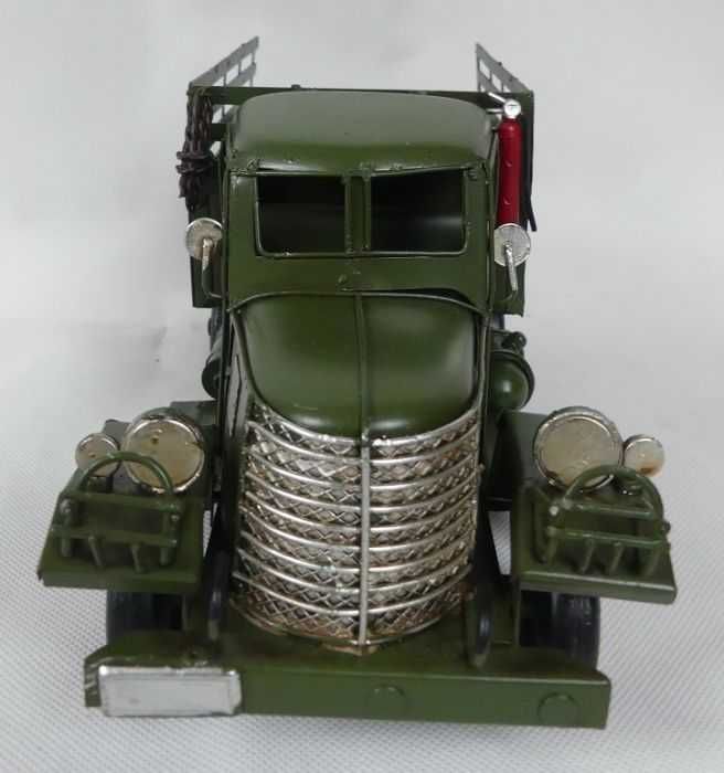 Metalowa WOJSKOWA ciężarówka pojazd AUTO 26 cm
