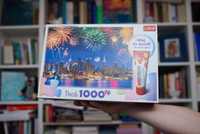 Puzzle Trefl Fajerwerki w Nowym Jorku 1000 elementów + klej do puzzli