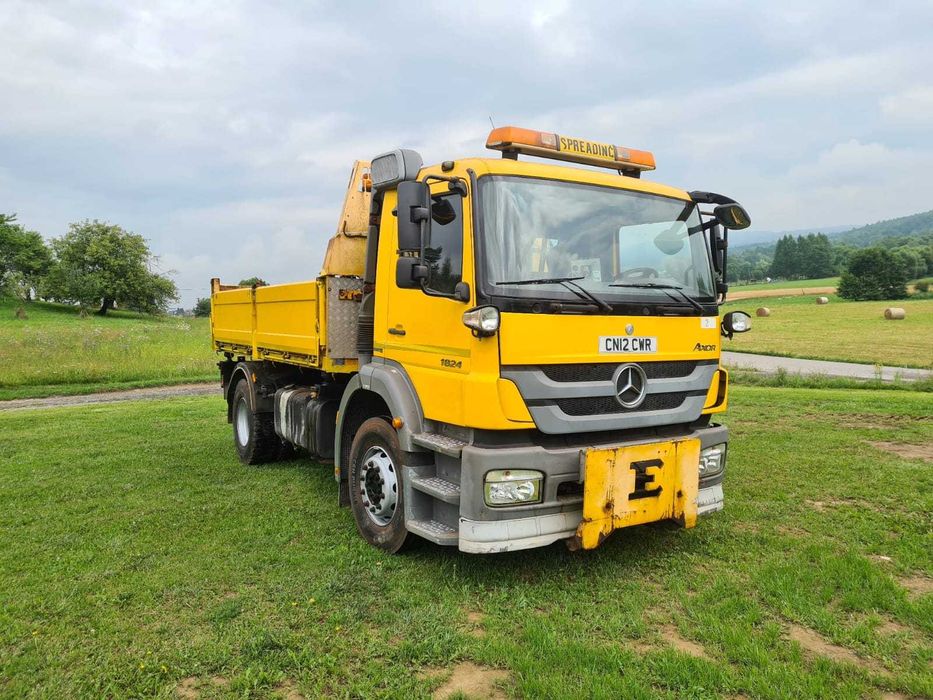 MERCEDES AXOR 1824 wywrotka piaskarka 4x2