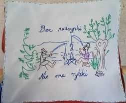 Makatka z humorem autorska.Bez podsypki nie ma rybki.