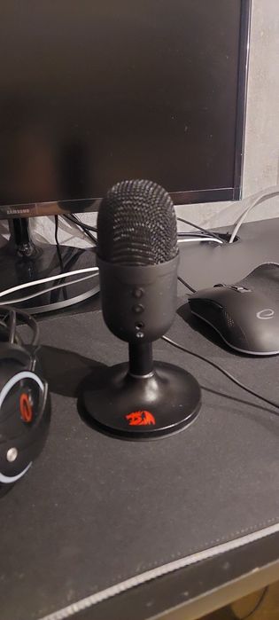 Mikrofon na statywie