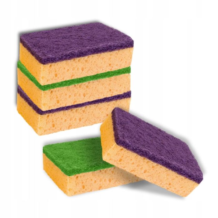 zmywak gąbka antybakteryjna bakteria stop 5szt