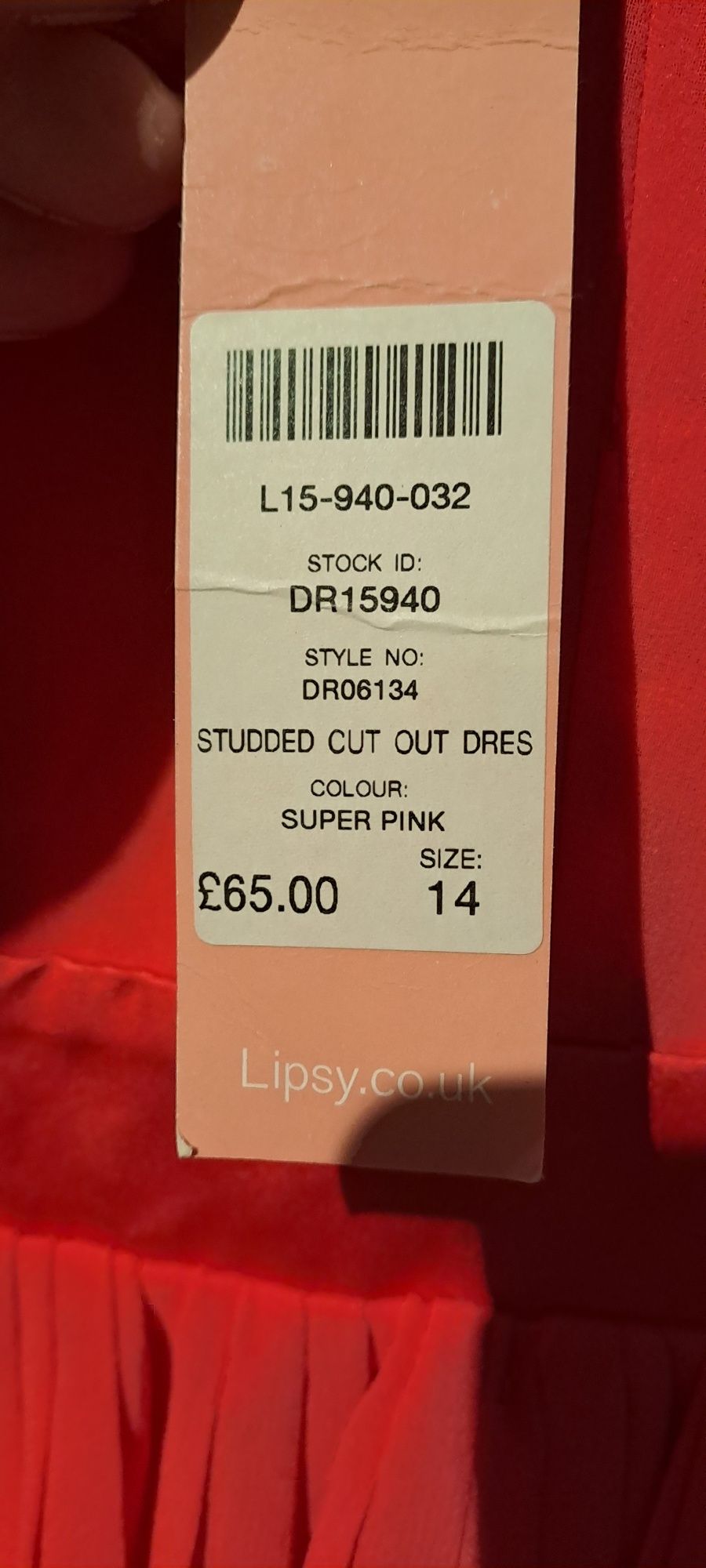 Sukienka Lipsy roz 38