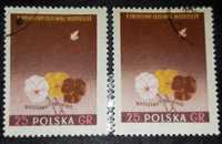 Błąd druku znaczka pocztowego Fi 778. Kasowany. Rok 1955.