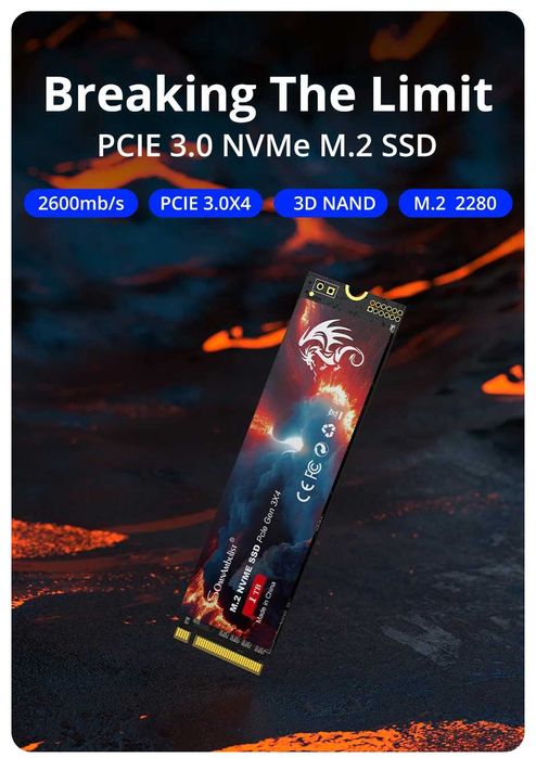 SSD накопичувач M2 NVME 256GB нові!