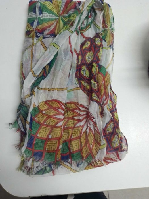 Echarpe grande colorida