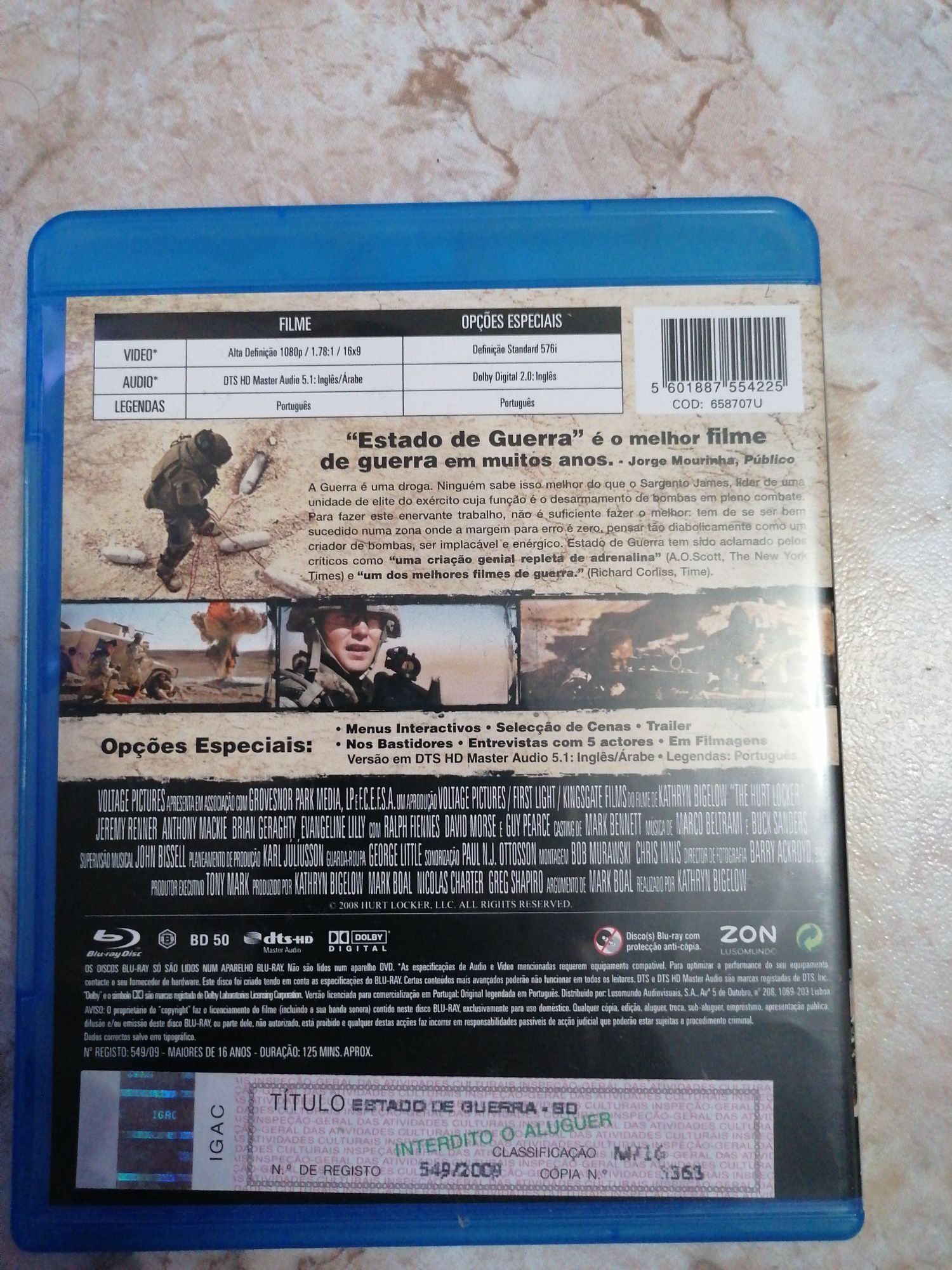 Estado de Guerra Blu-ray