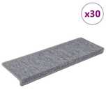 Vidaxl Maty Na Schody 30 Szt. 65X21X4 Cm Biały I Szary
