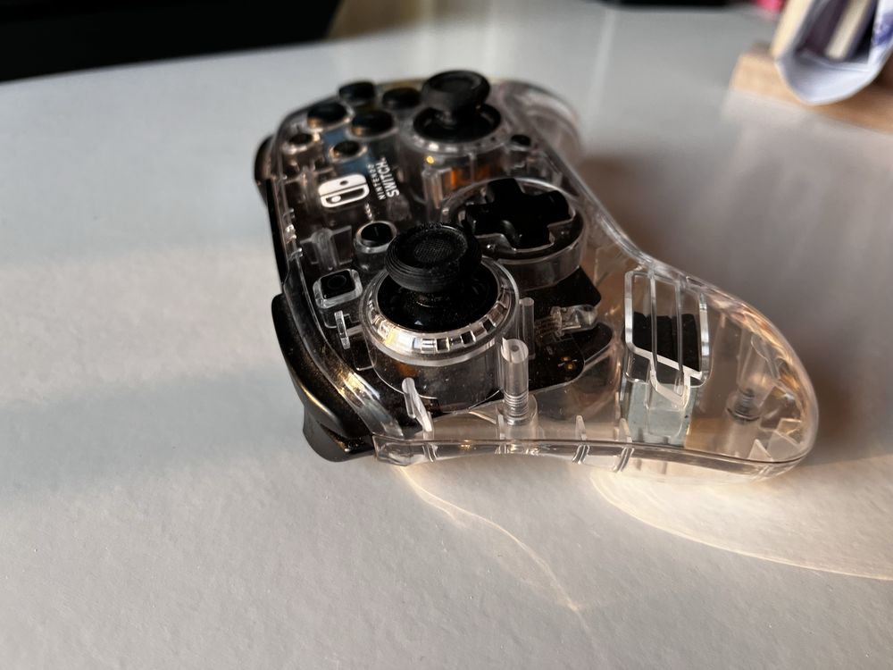 Nintendo Switch Pro Controller PowerA transparente