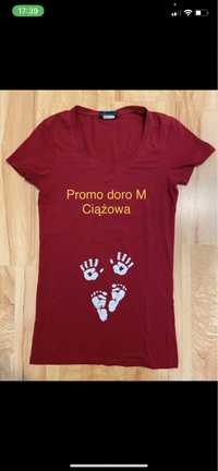 Promo doro M czerwona bluzka t-shirt dłonie i stopy bardzo ciągliwa