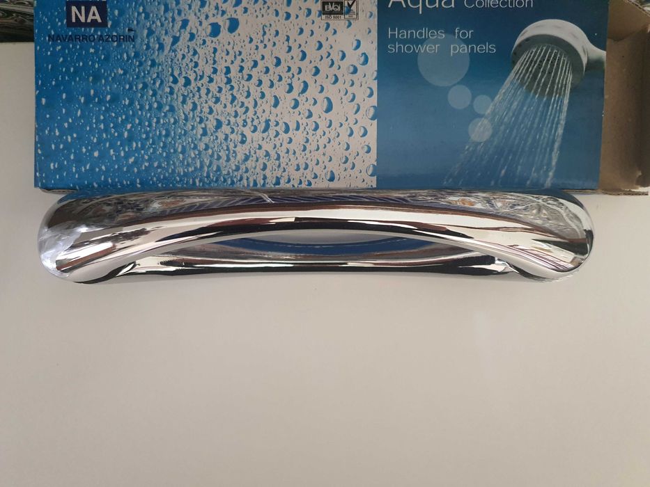 Puxador de porta de cabine de duche cromado