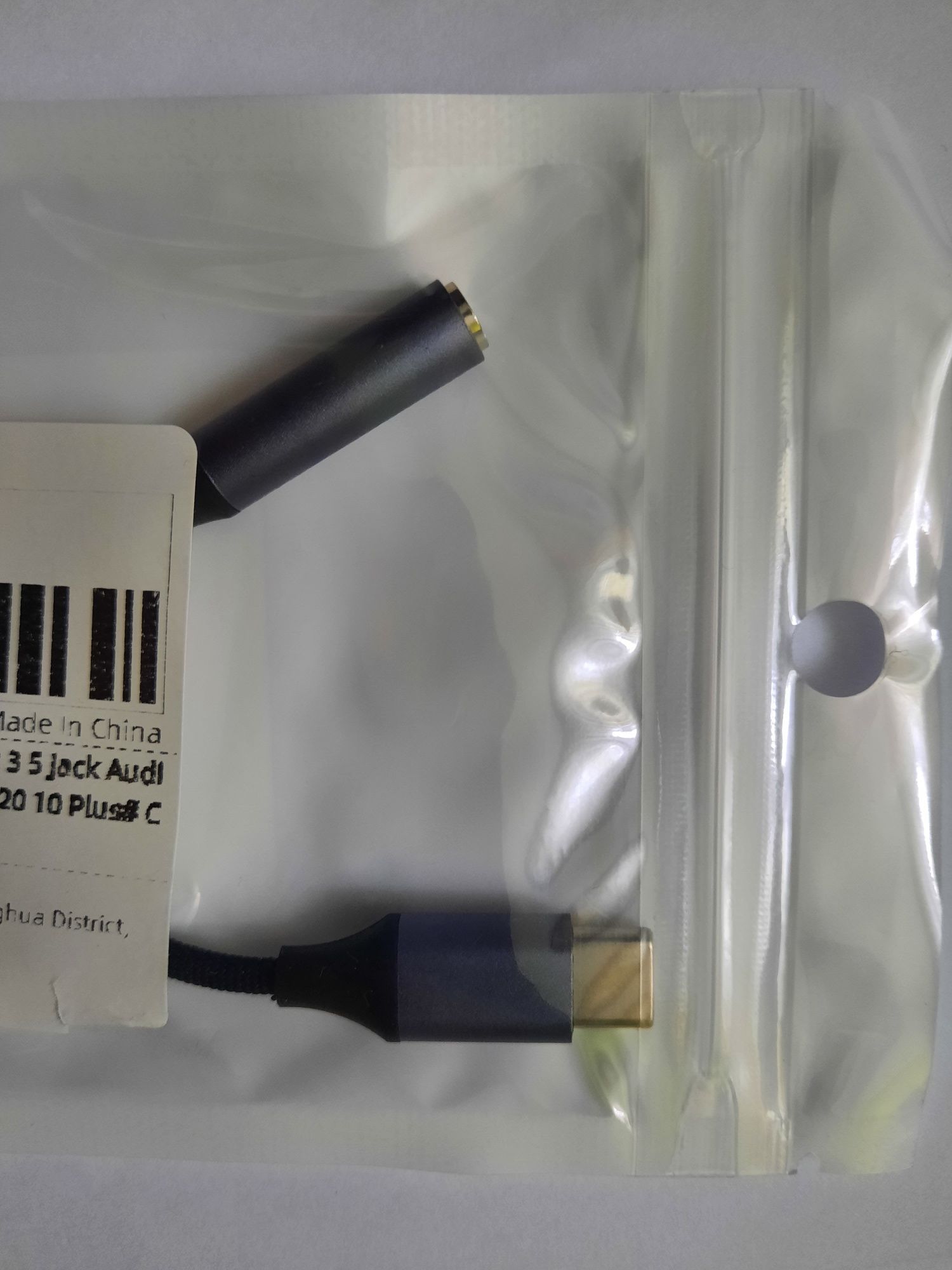 Przejściówka adapter audio do telefonu USB-C do mini Jack 3.5mm