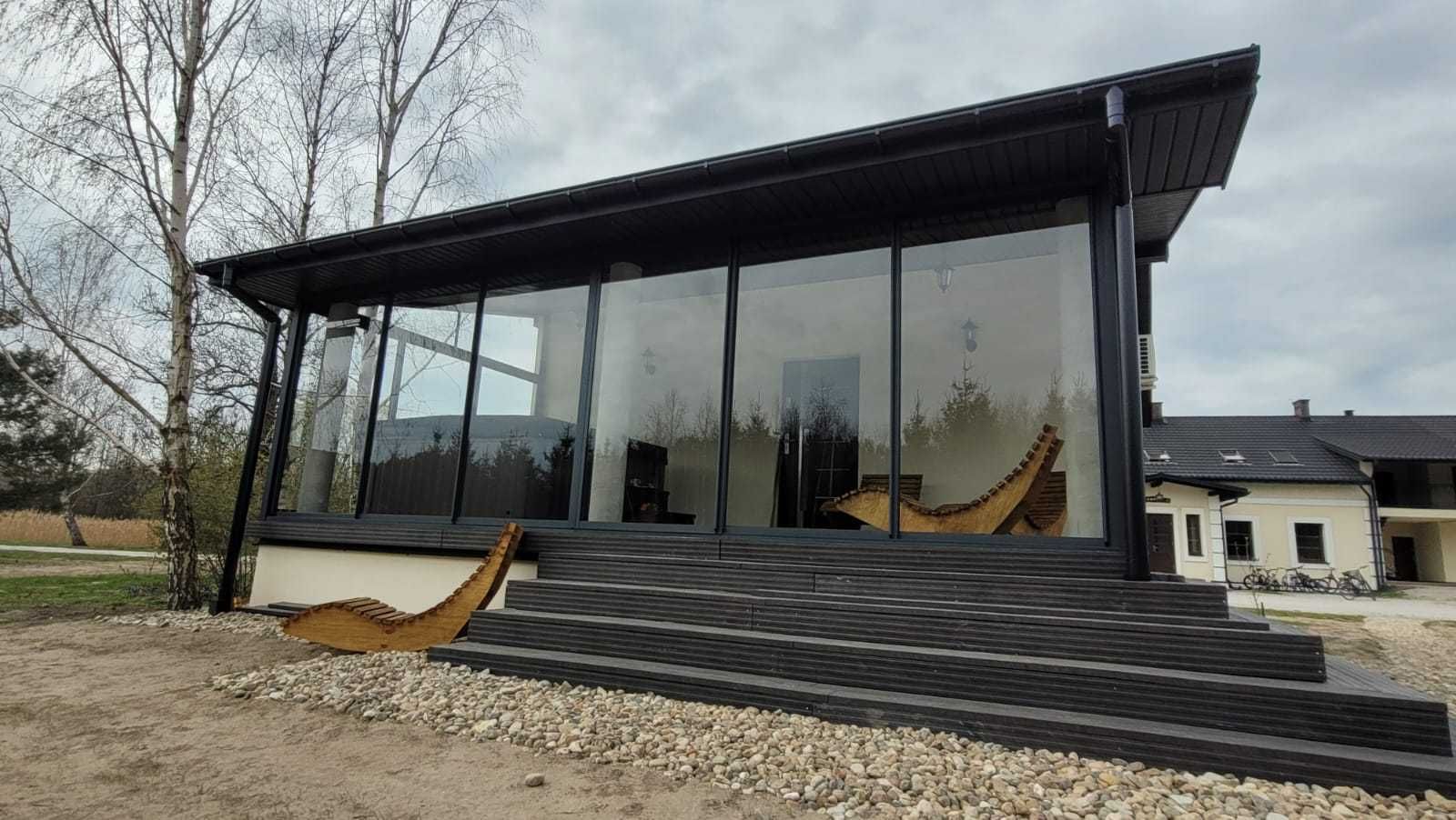 Zadaszenie tarasu, pergola, ogród zimowy, szklany, patio, oranżeria