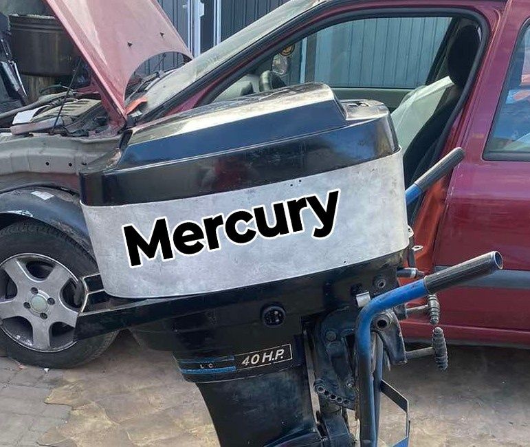 Mercury 40. 2т. Мотор лодочний. Румпель, командер.