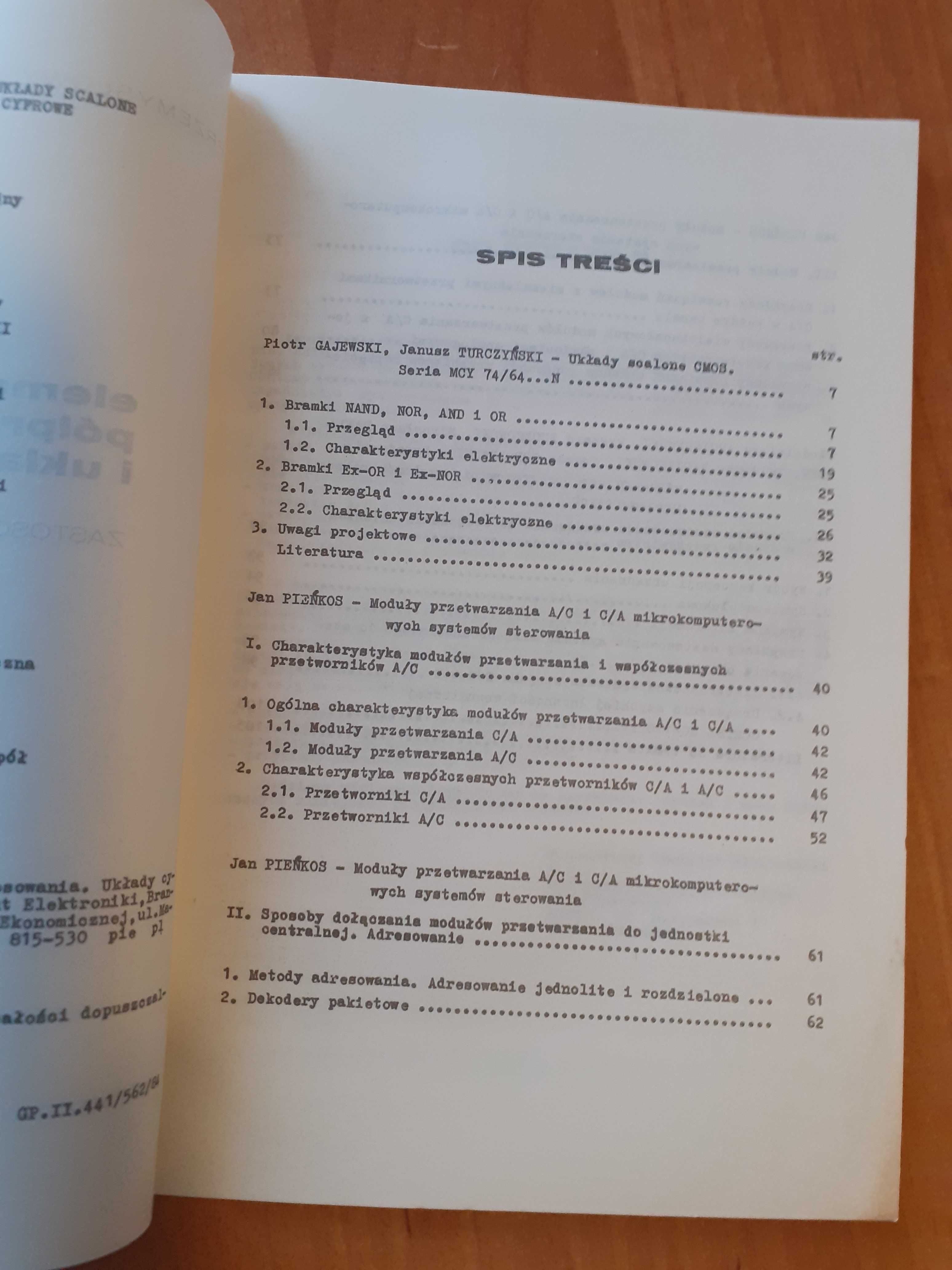 Książka PRL Unitra CEMI Elementy półprzewodnikowe cyfrowe 3/1986