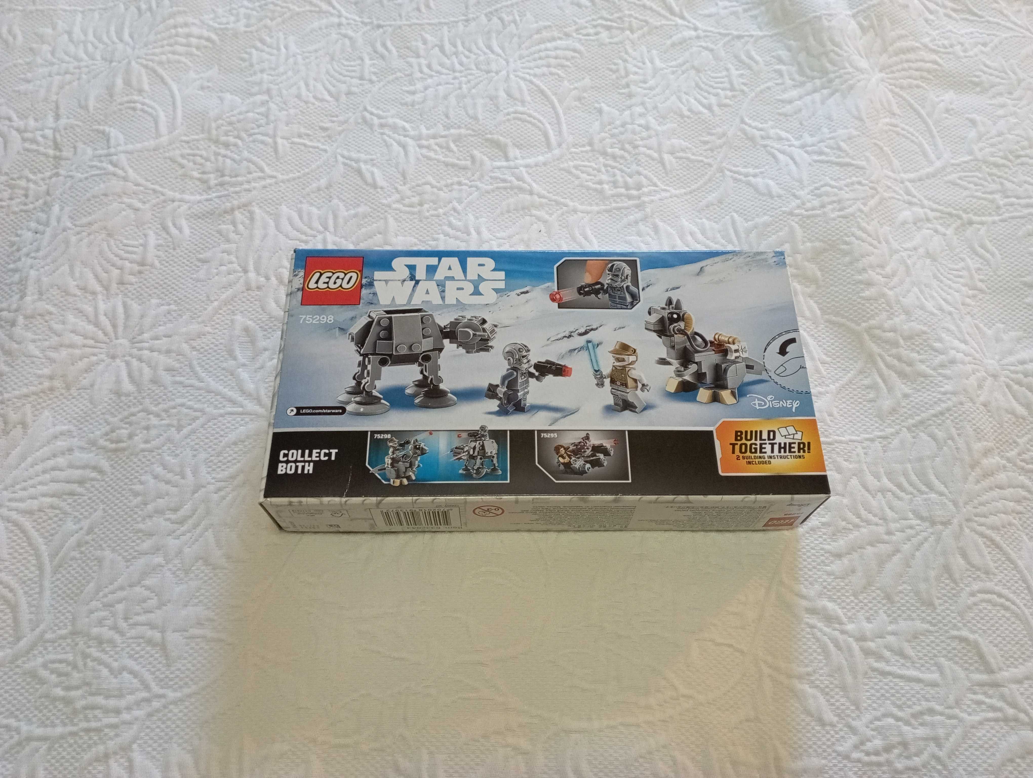lego star wars 75298 at-at vs tauntaun microfighters selado